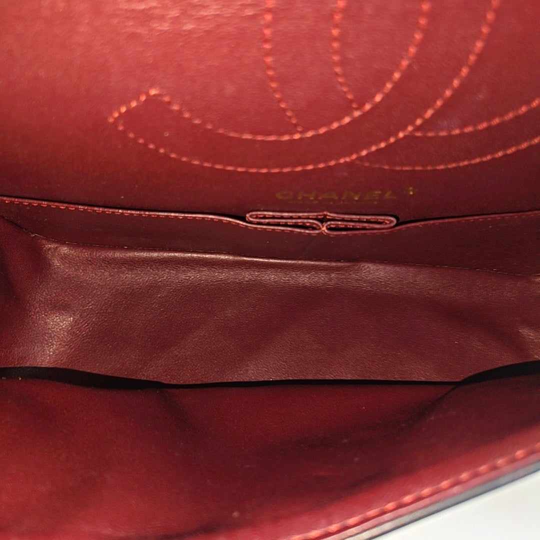 2.55 225 Quilted Calfskin Black