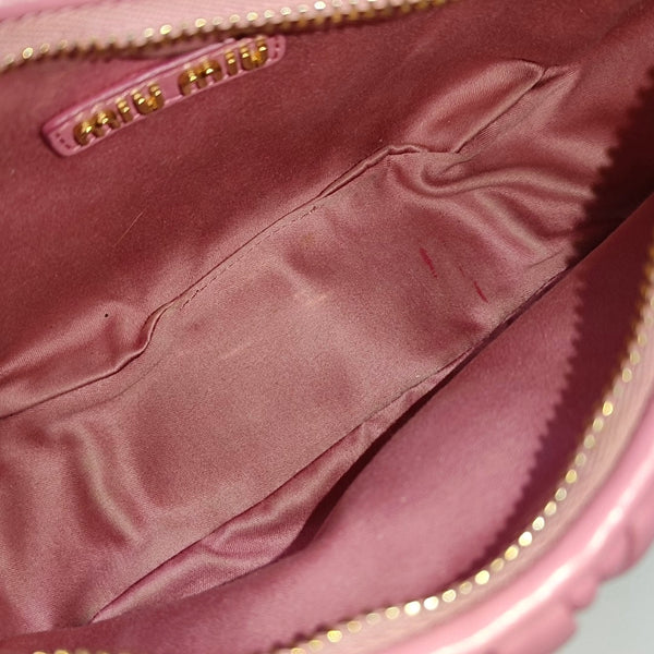 Wander Matelassé Small Quilted Lambskin Pink