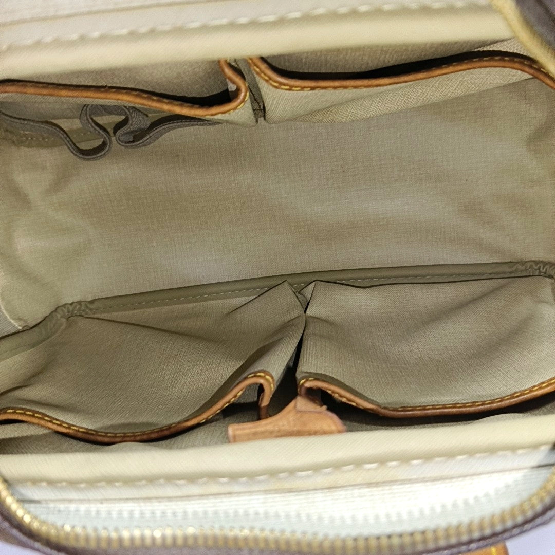 DEAUVILLE GM Monogram Coated Canvas Brown