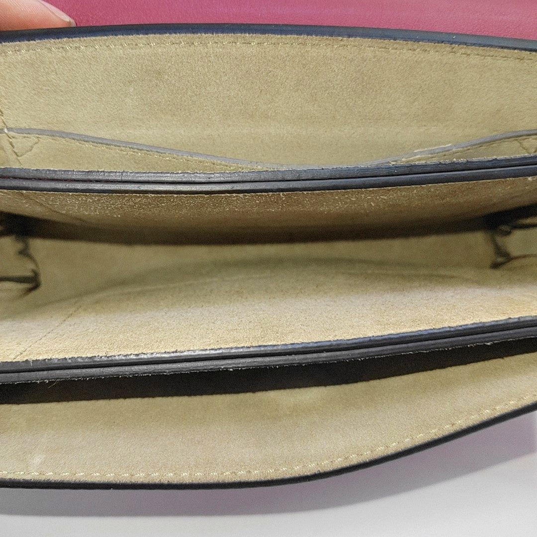 Faye Small Calfskin Red