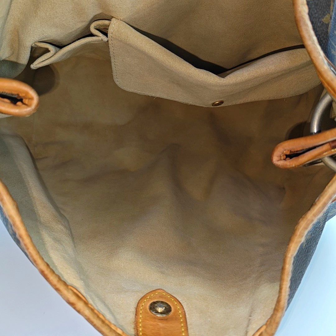 GALLIERA Monogram Coated Canvas Brown