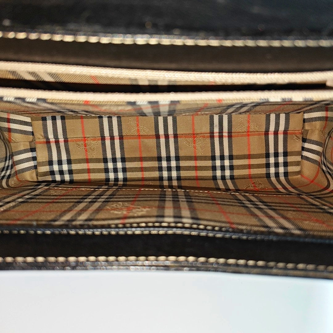 Calfskin Shoulder Bag Black