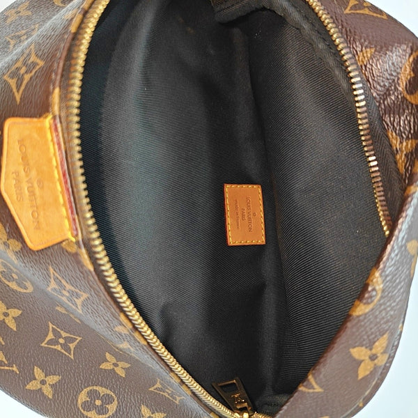 BUMBAG Monogram Coated Canvas Brown