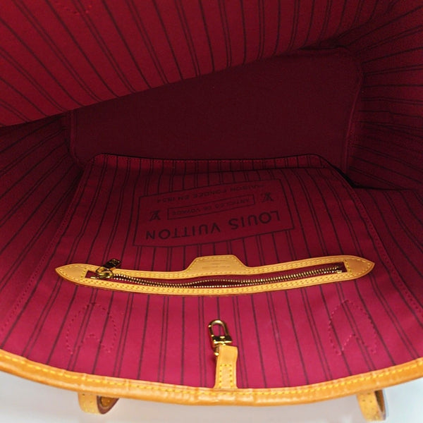 NEVERFULL MM Monogram Coated Canvas Brown
