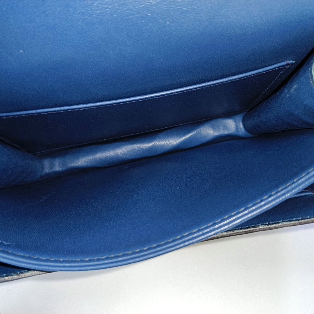 Constance 19 Shiny Porosus Crocodile Blue
