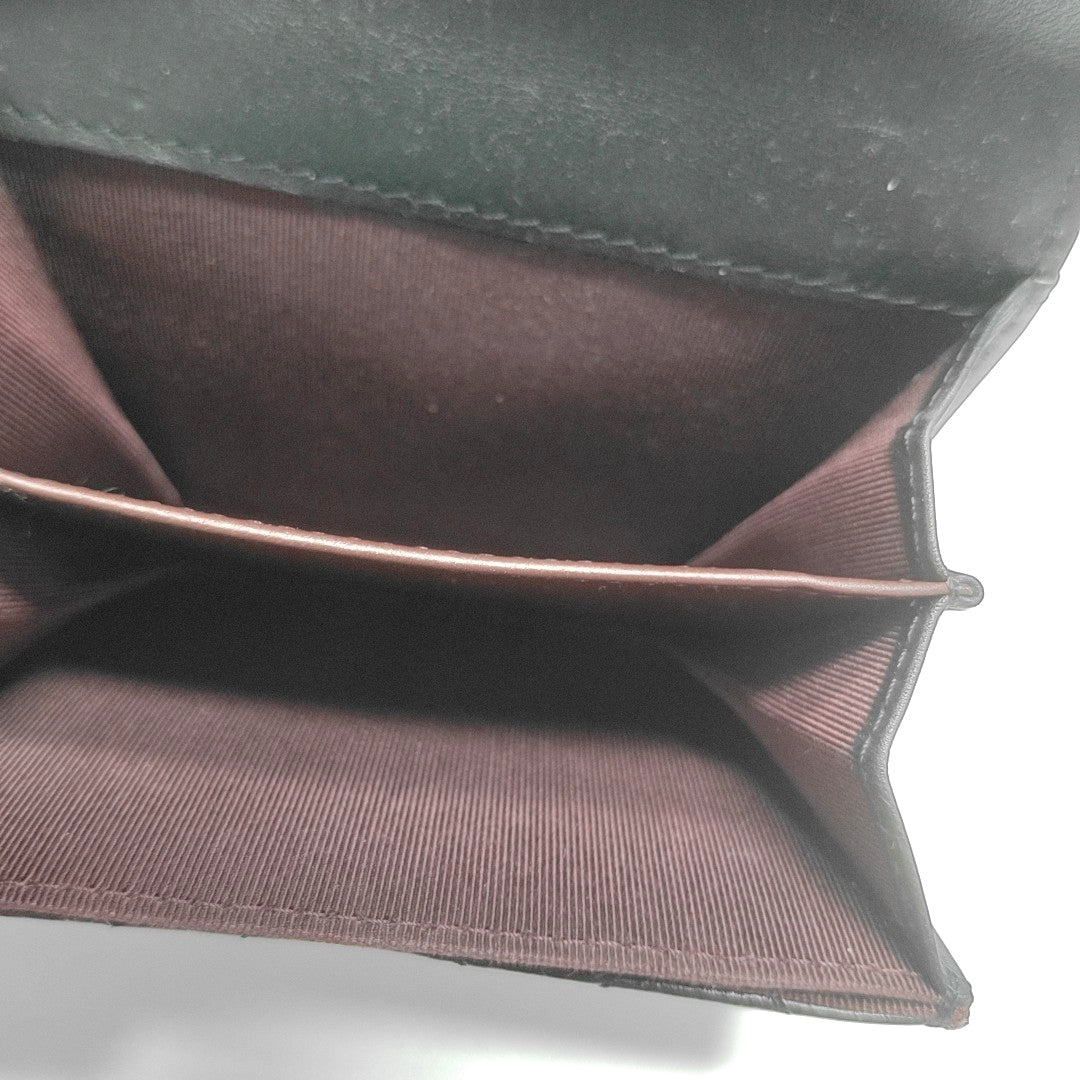 2.55 225 (small) Quilted Calfskin Black Card Holder