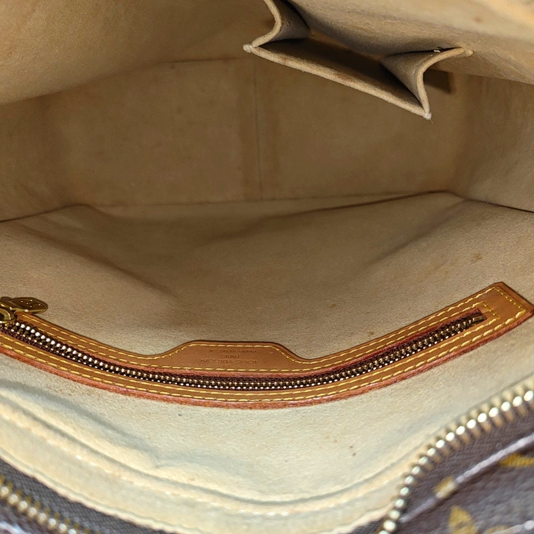 LOOPING GM Monogram Coated Canvas Brown