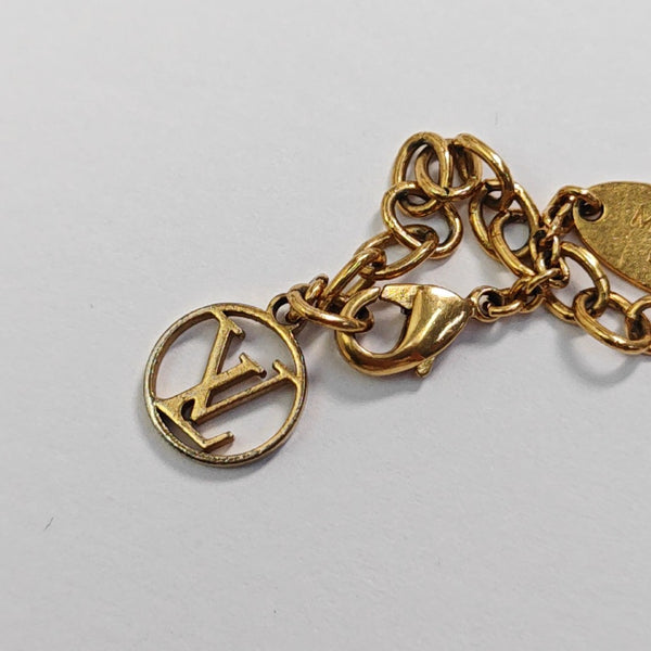 LV & ME Metal Gold Bracelet