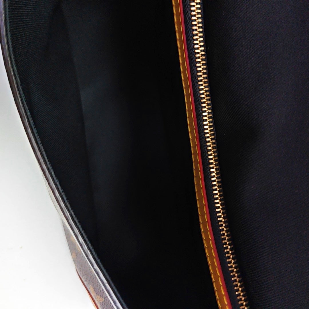 DIANE Monogram Coated Canvas Brown