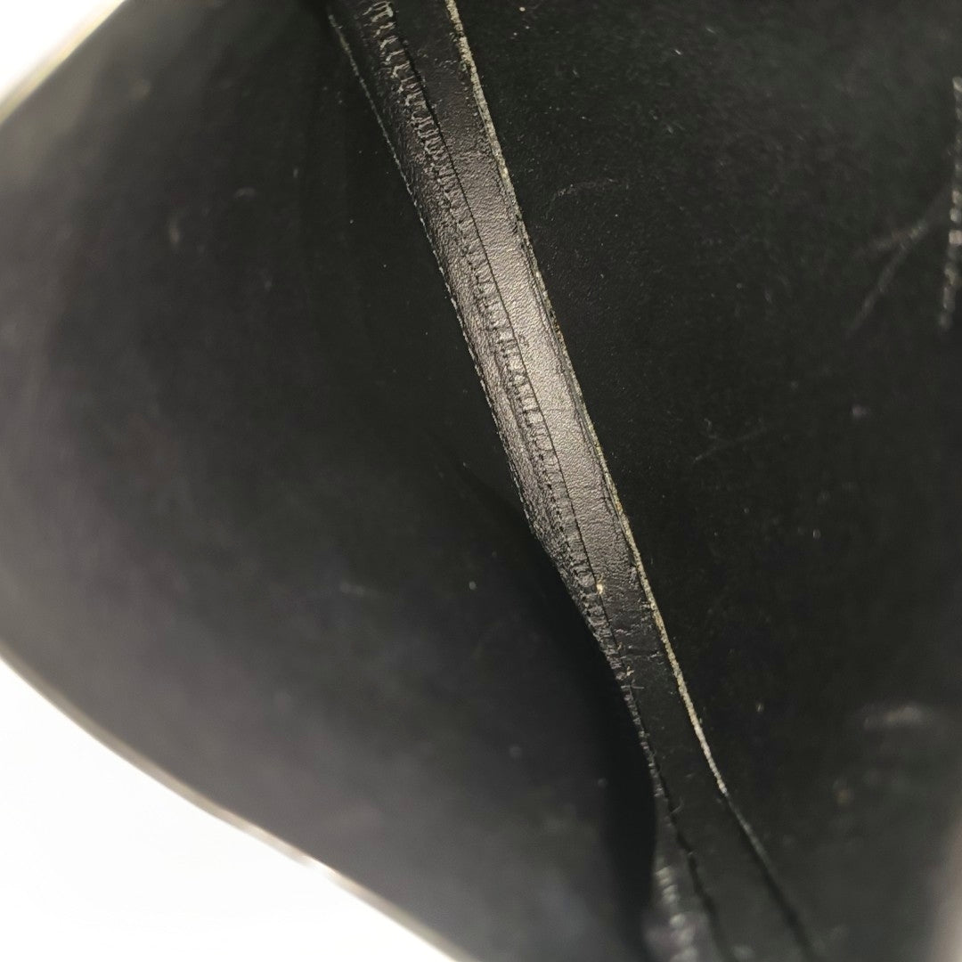 Heel Small Calfskin Black