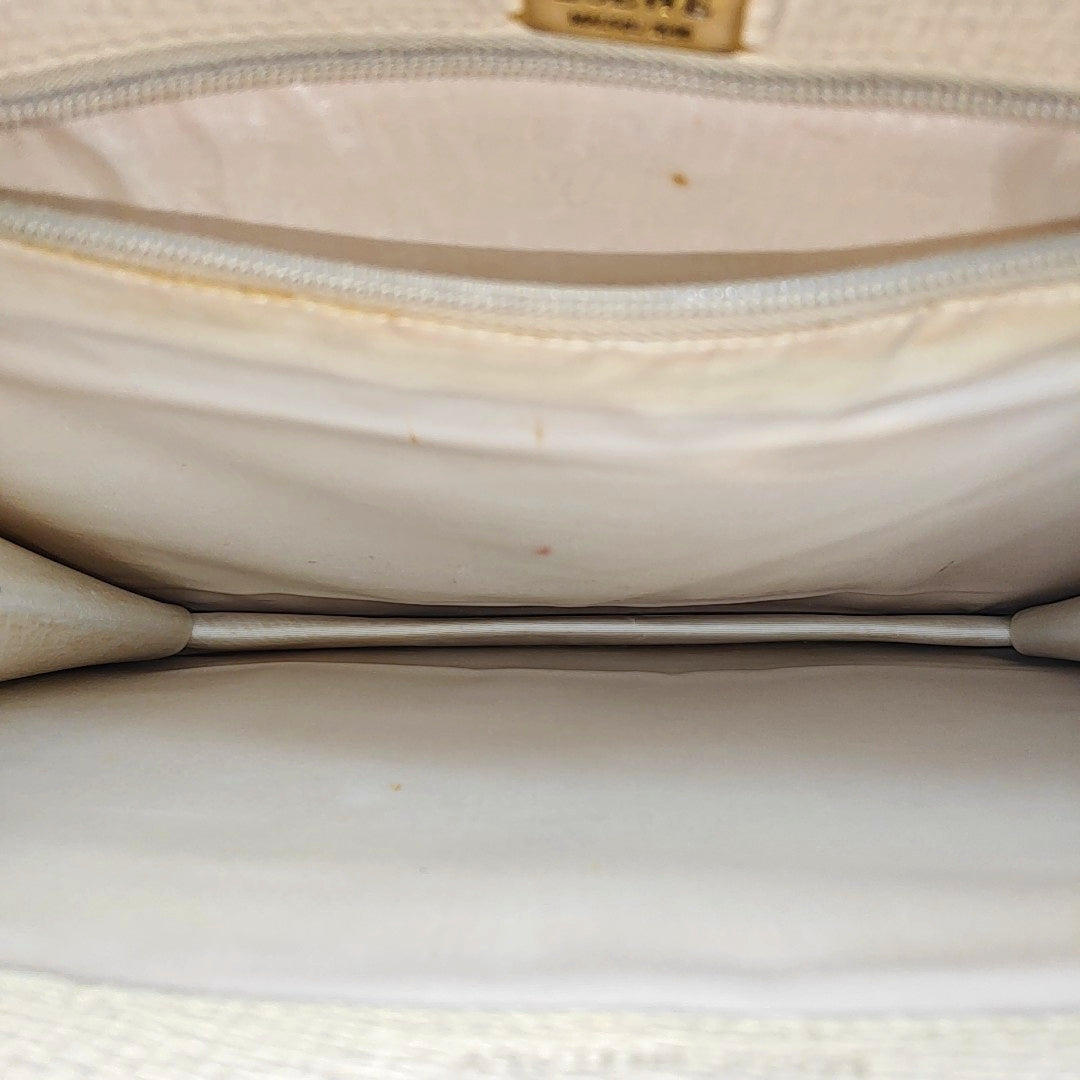 Calfskin Shoulder Bag Beige