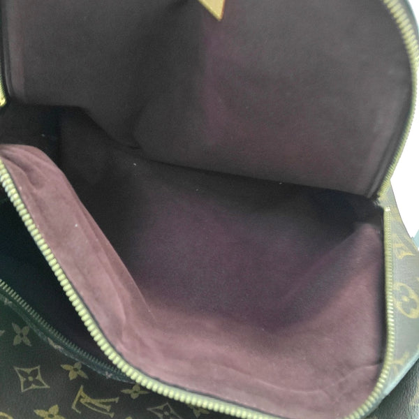 MARAIS MM Monogram Coated Canvas Brown