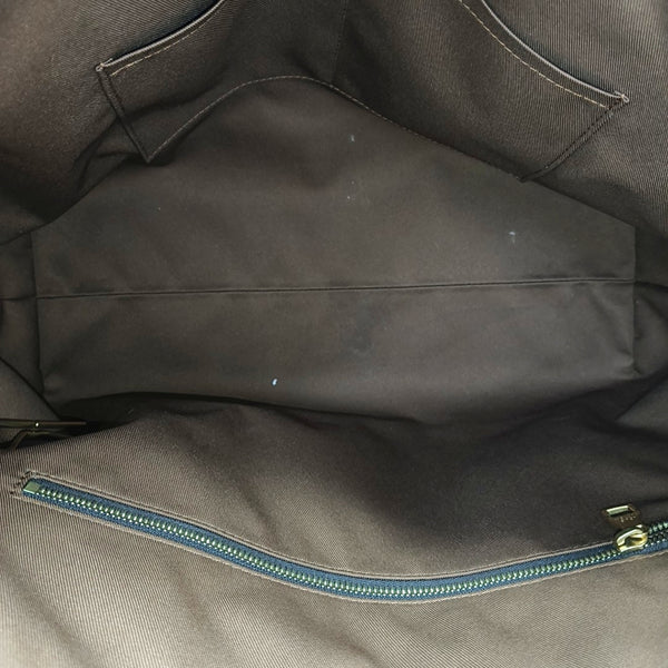 CABAS VOYAGE PM Monogram Coated Canvas Brown