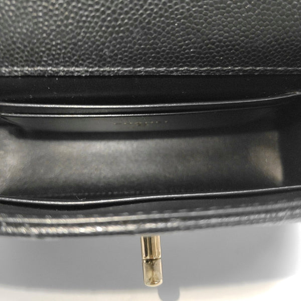 COCO HANDLE Grained Calfskin Black