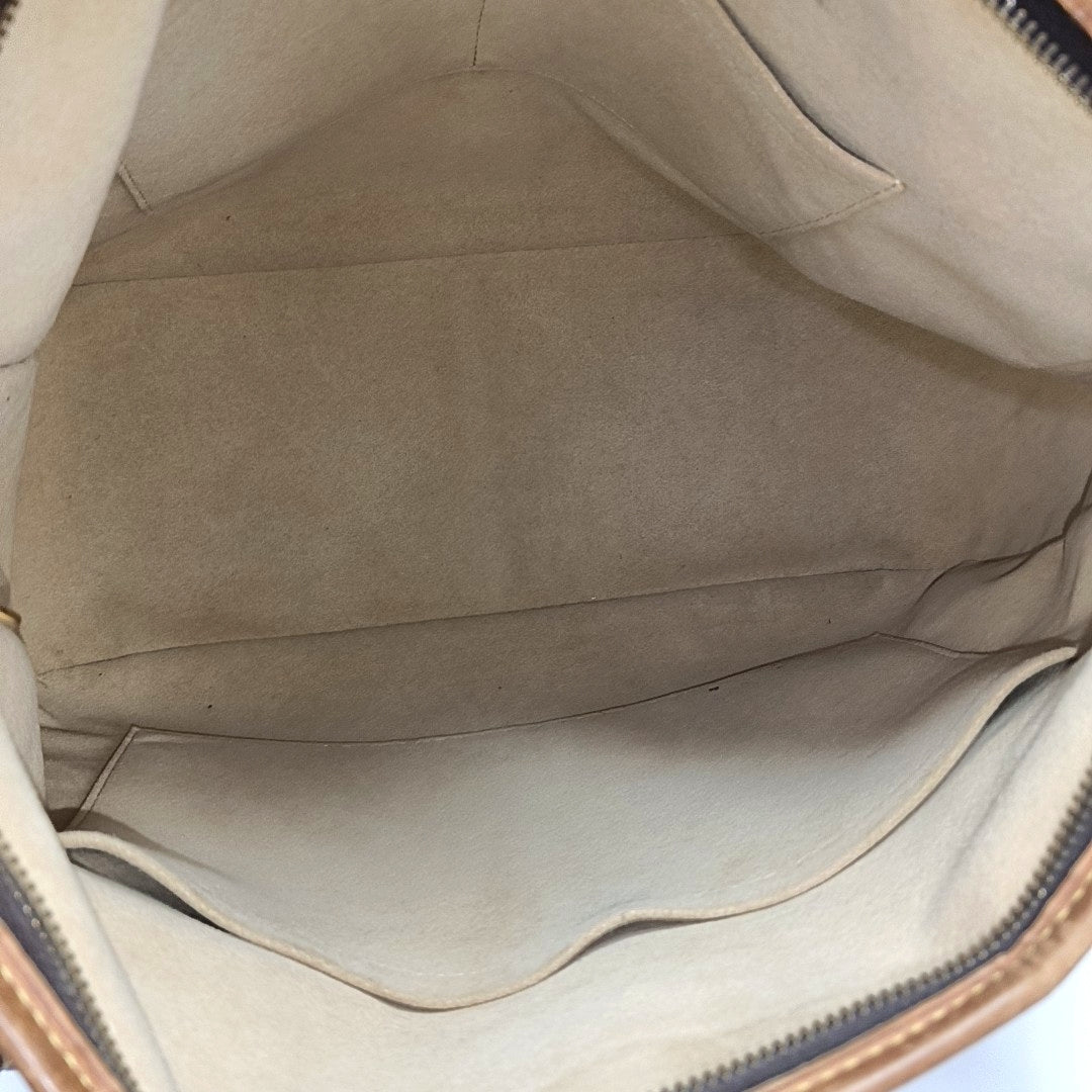 ESTRELA MM Monogram Coated Canvas Brown