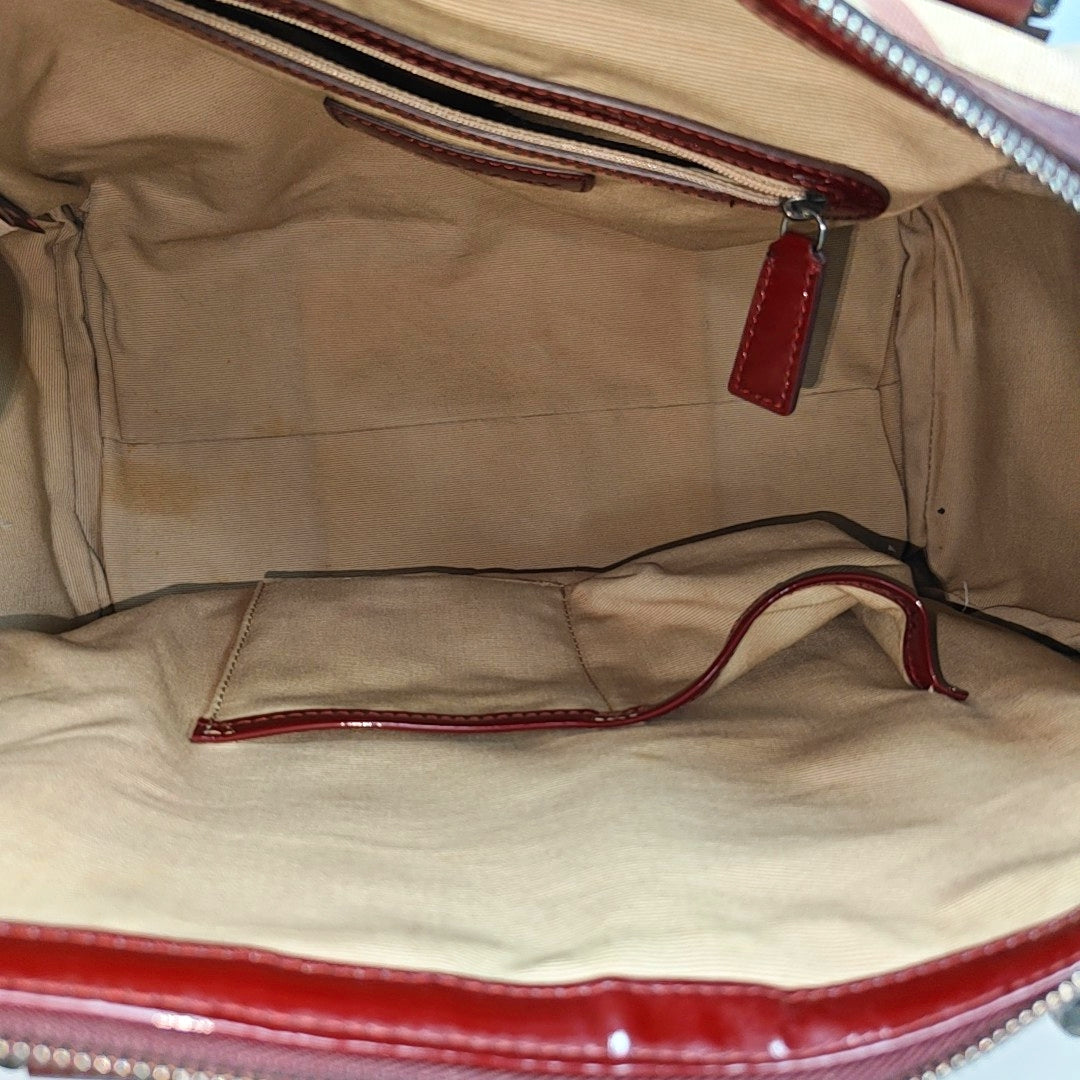 Chester Coated Canvas Red