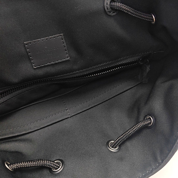 CHRISTOPHER Monogram Calfskin Black