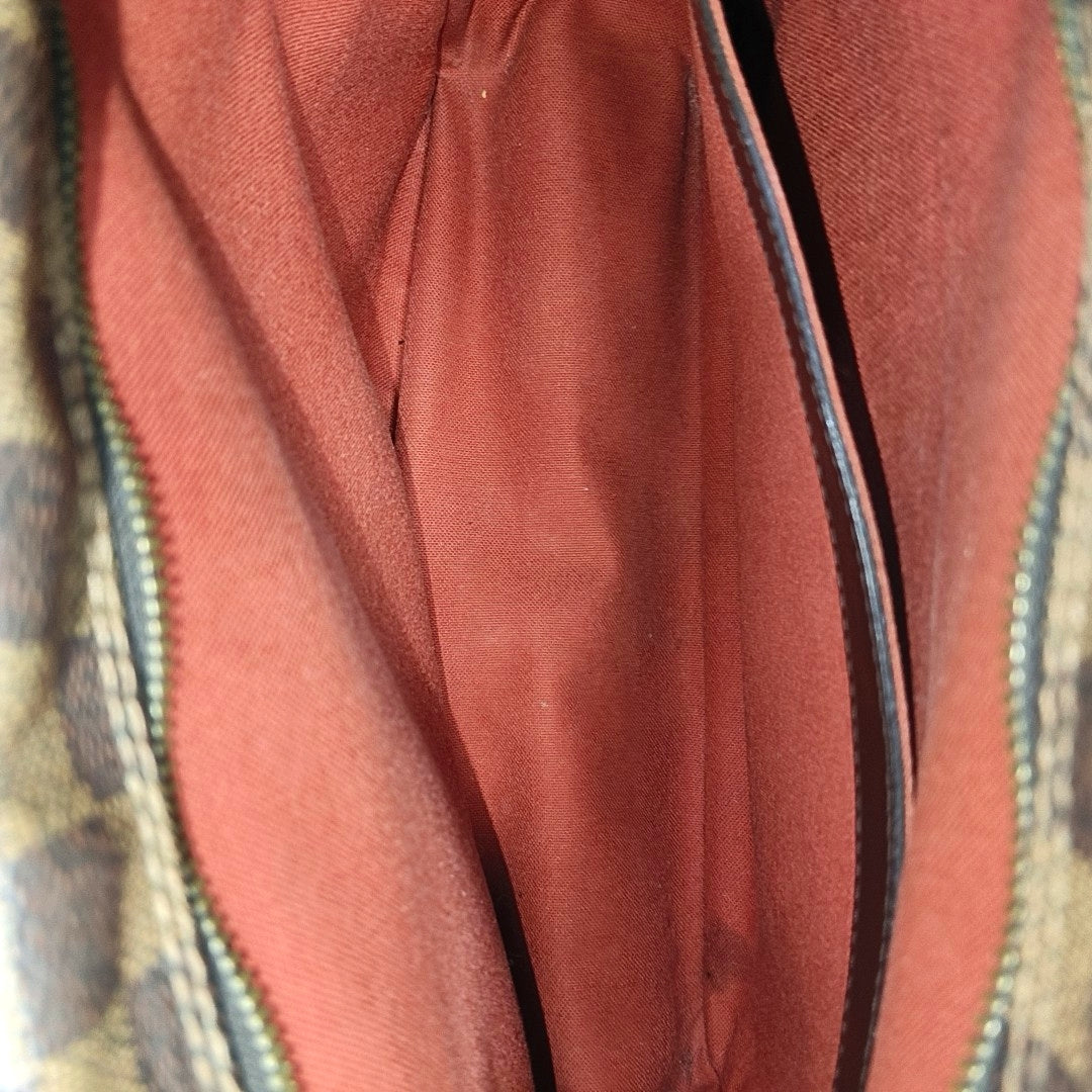 DISTRICT MM Damier Ebene Coated Canvas Brown