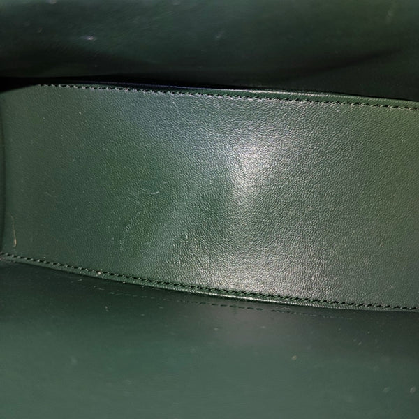 Hourglass Small Calfskin Green