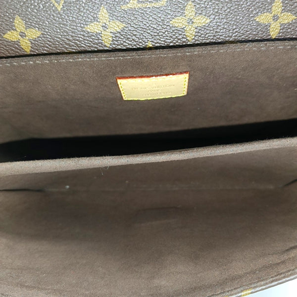 MÉTIS MM Monogram Coated Canvas Brown