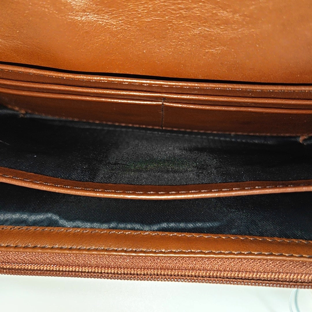 Canvas Wallet Brown