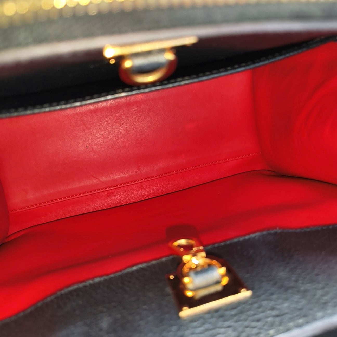 CITY STEAMER PM Calfskin Red