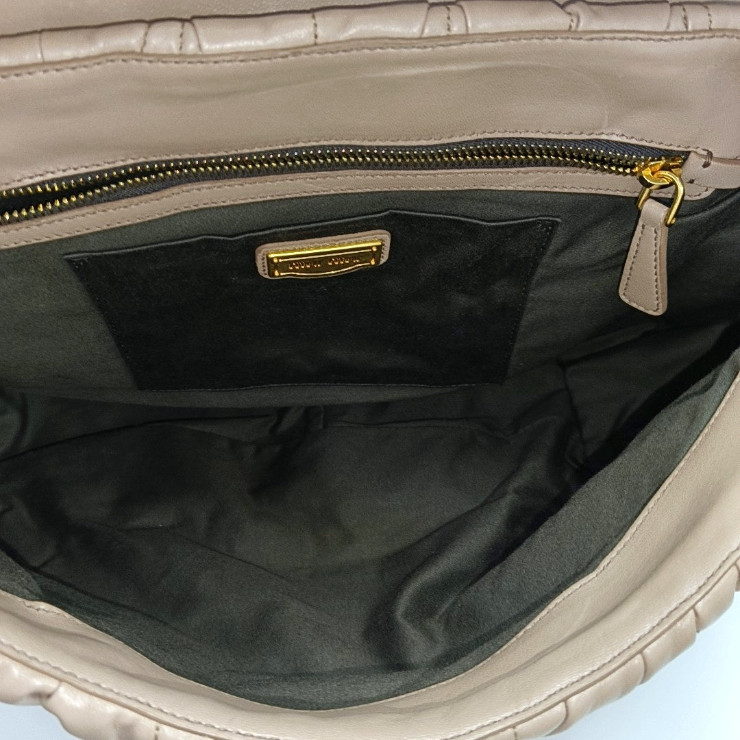 Quilted Lambskin Shoulder Bag Pink