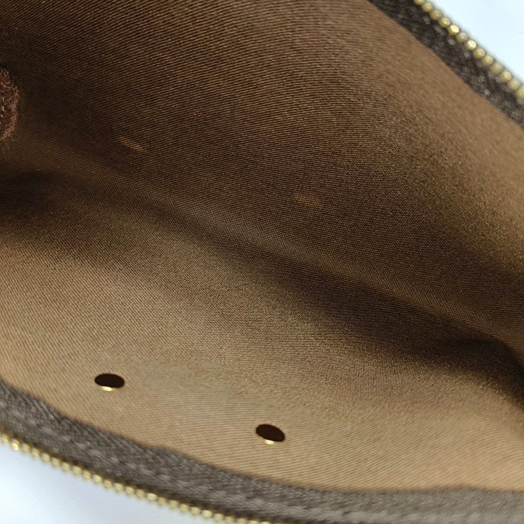 EVA Monogram Coated Canvas Brown