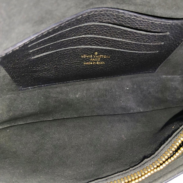 IVY Monogram Calfskin Black