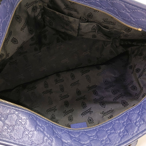 GG Imprime Monogram Calfskin Blue