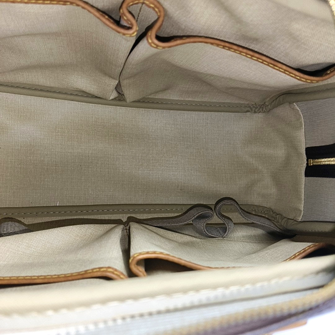 DEAUVILLE Monogram Coated Canvas Brown