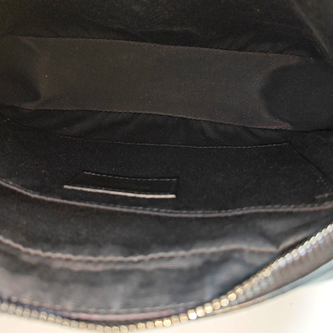 LOU Small Chevron Calfskin Black