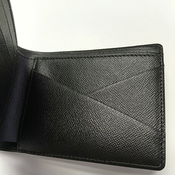 SLENDER Damier Graphite Coated Canvas Gray Wallet