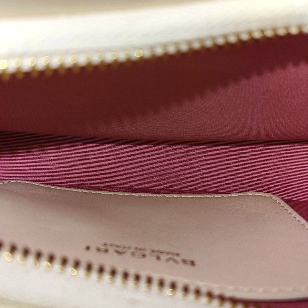SERPENTI ELLIPSE Calfskin White