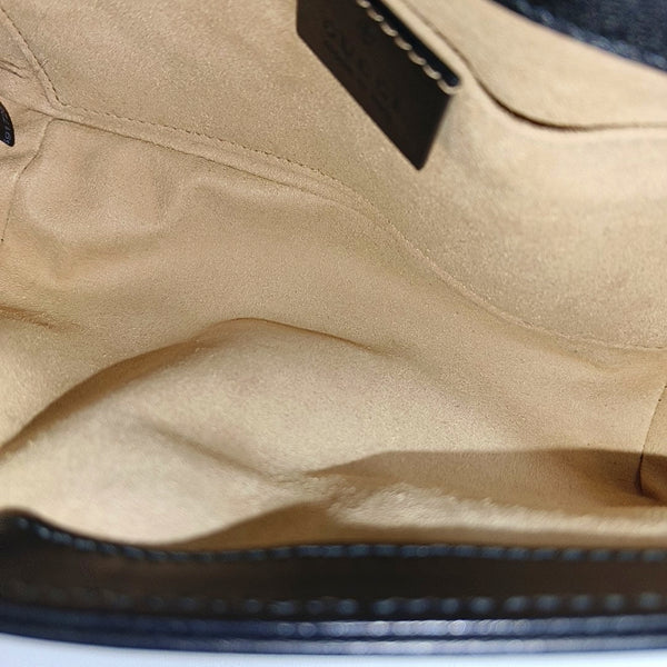 GG Marmont Small Quilted Calfskin Black