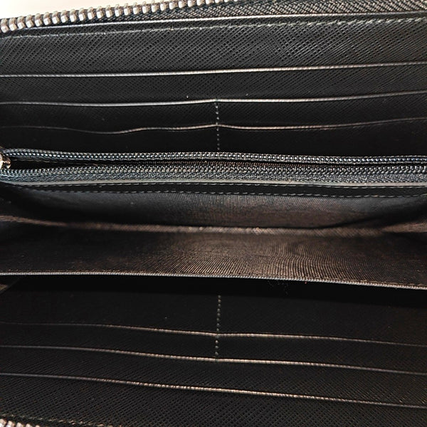 Gancini Calfskin Black Wallet