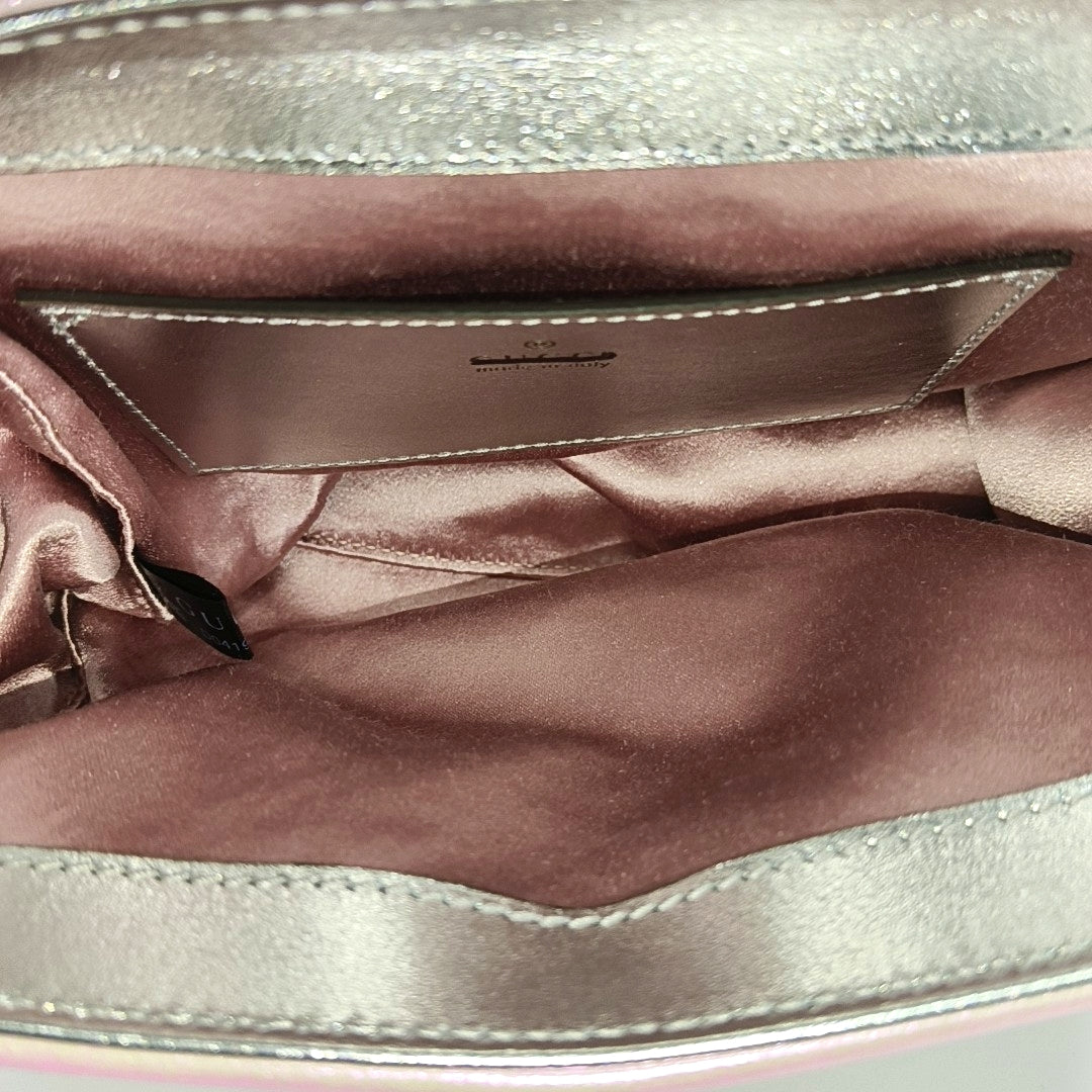 GG Marmont Mini Quilted Lambskin Pink