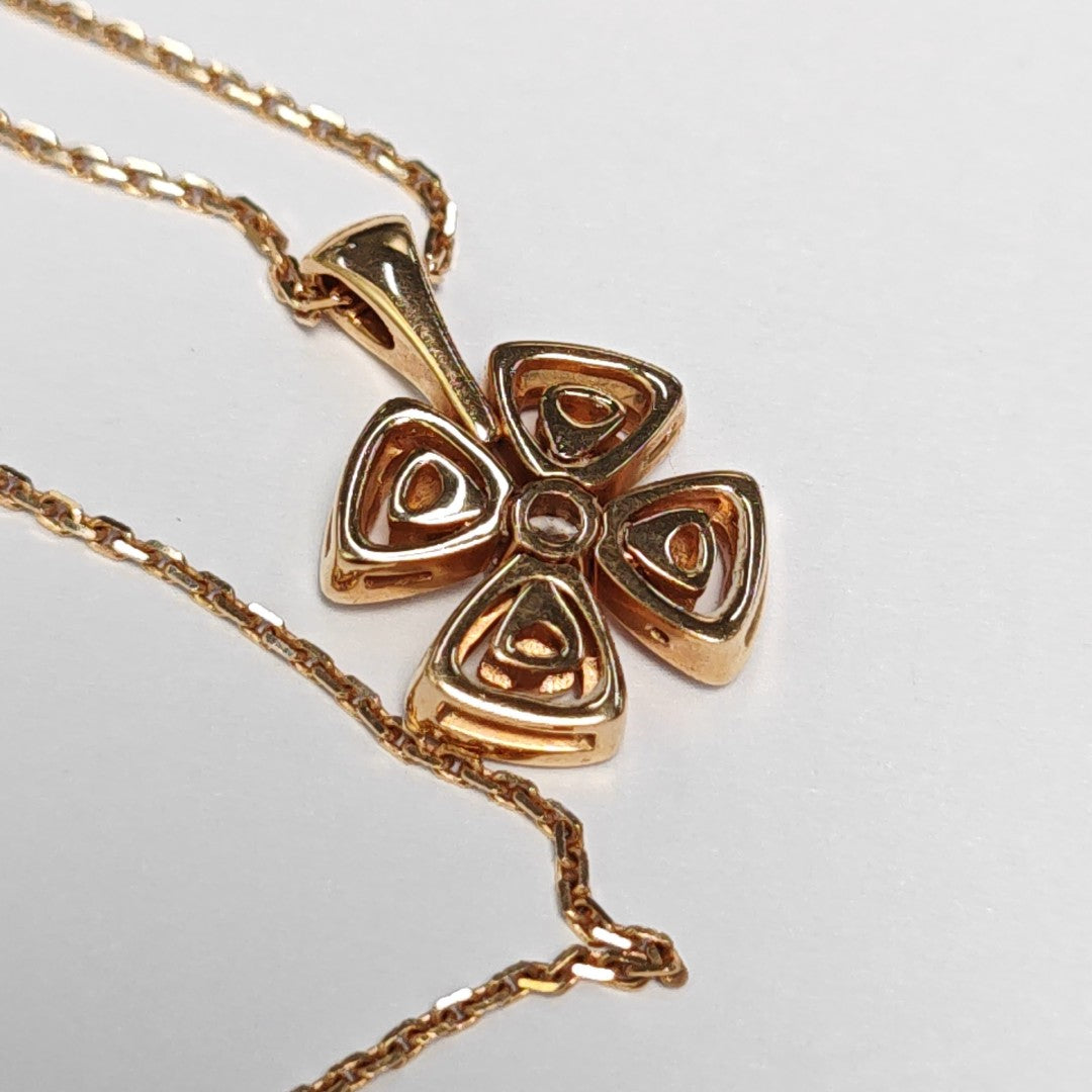 FIOREVER 18k Rose Gold Necklace