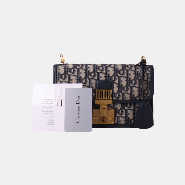 Dioraddict Oblique Canvas Blue