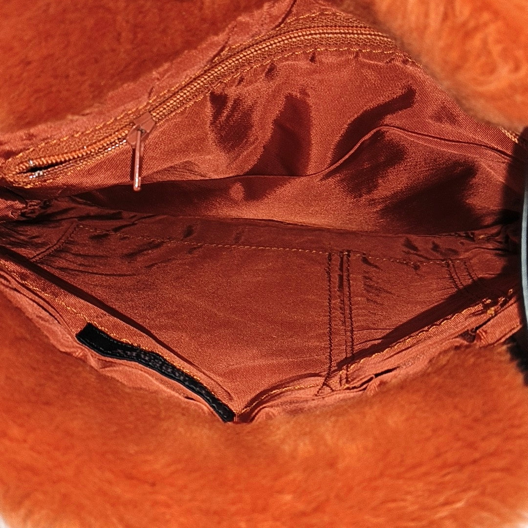 Fabric Top Handle Bag Multicolor