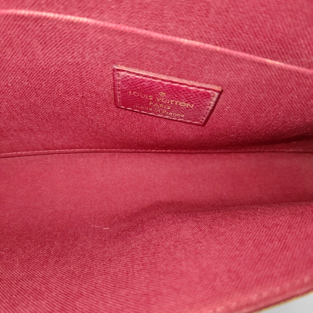 FÉLICIE Monogram Coated Canvas Brown