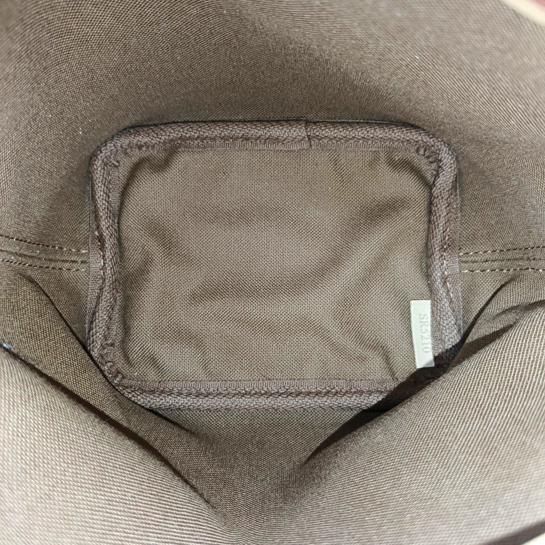 NÉONOÉ Nano Monogram Coated Canvas Brown