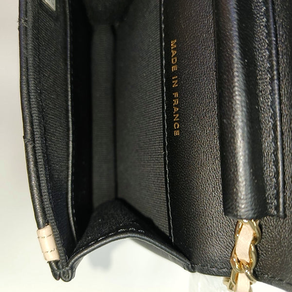 DIANA CC Mini Quilted Lambskin Black