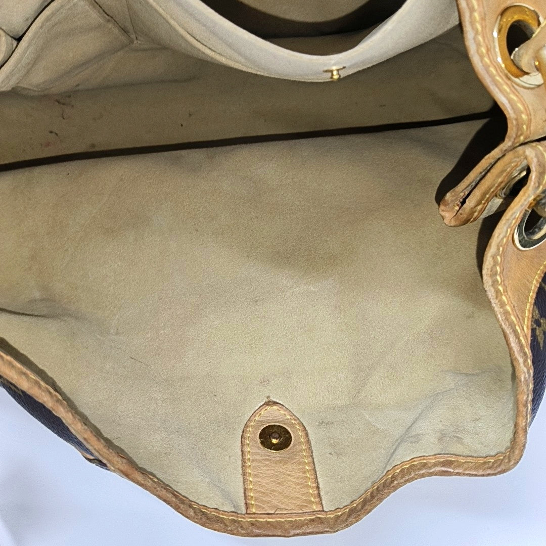 GALLIERA GM Monogram Coated Canvas Brown