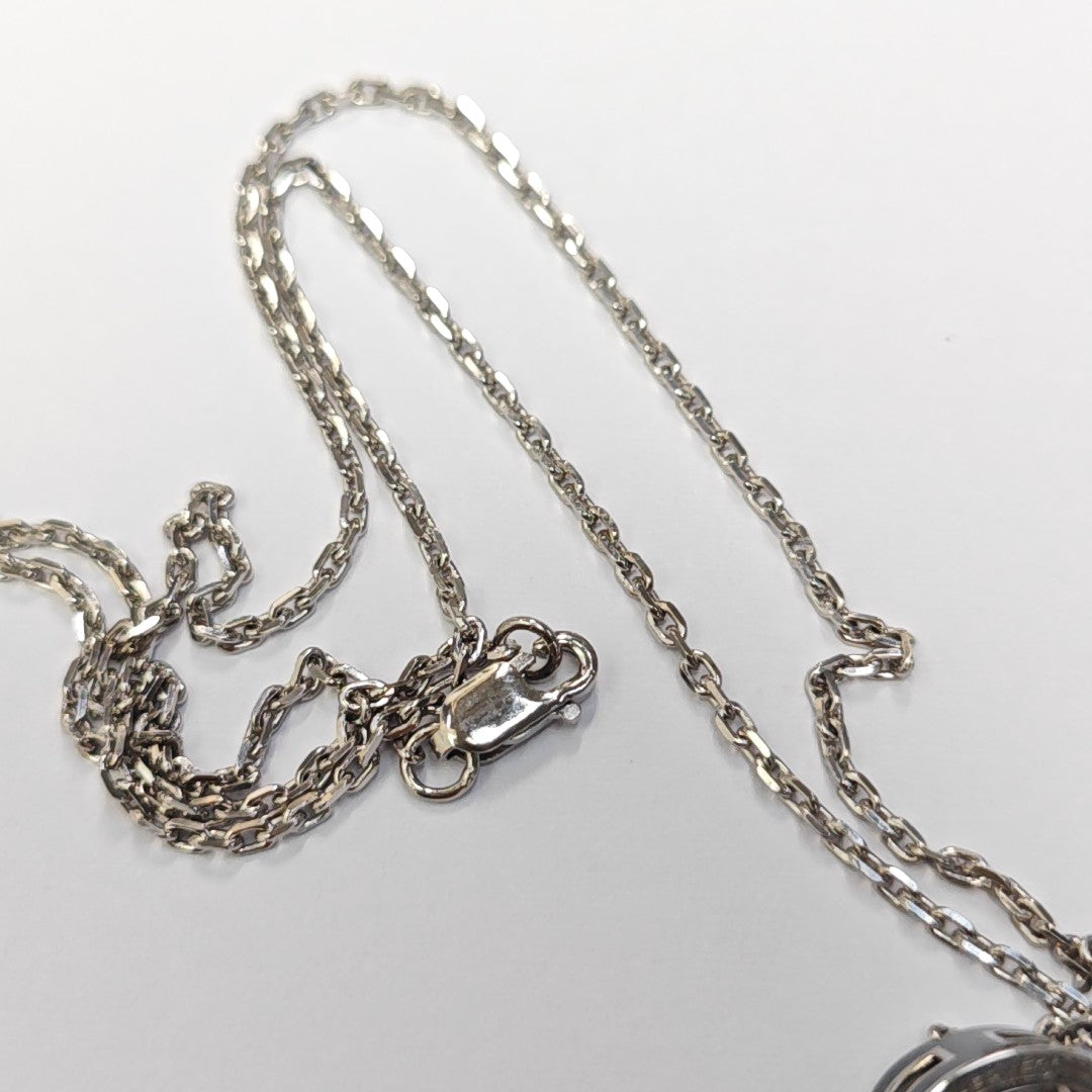 Pop H Metal Silver Necklace