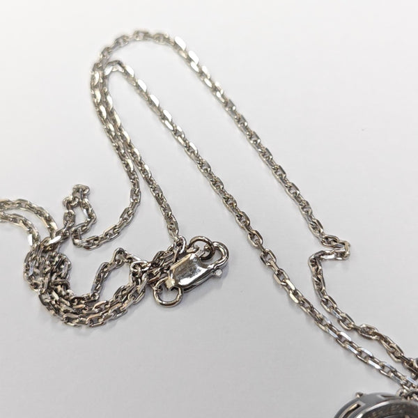 Pop H Metal Silver Necklace
