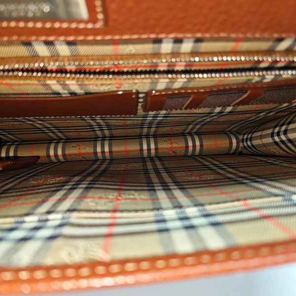Calfskin Shoulder Bag Brown