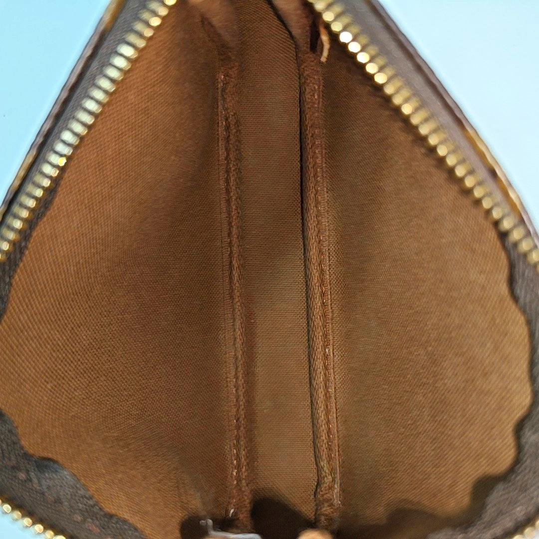 ACCESSOIRES Mini Monogram Coated Canvas Brown