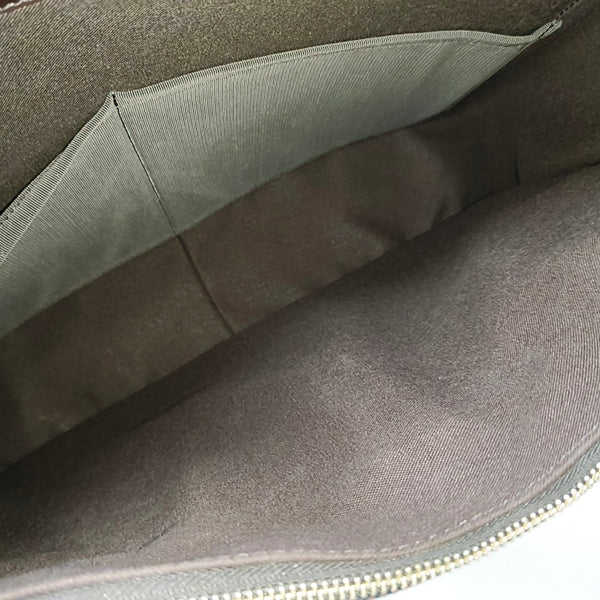 SPENCER Damier Ebene Coated Canvas Brown