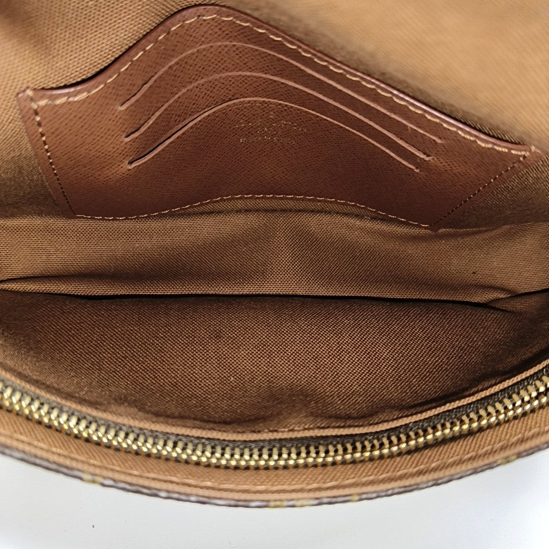 IVY Monogram Coated Canvas Brown